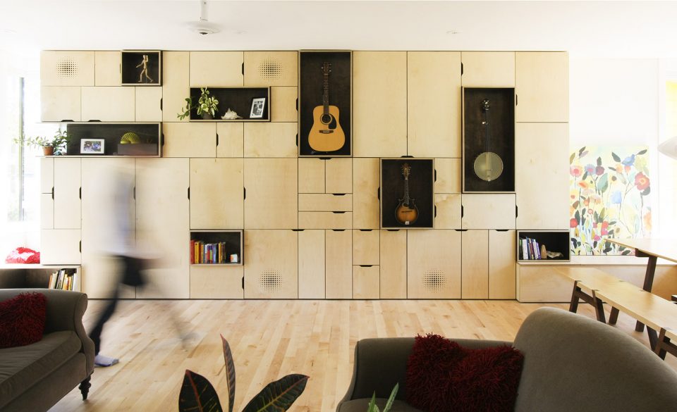 Music Wall by Studio North