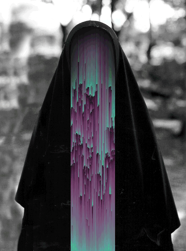 The Glitch Collage Art series by Giacomo Carmagnola