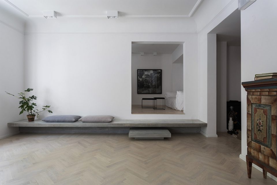 Gold Grey Apartment by Studio Richard Lindvall