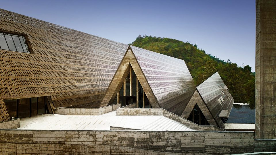 Shui Cultural Center China by West Line Studio