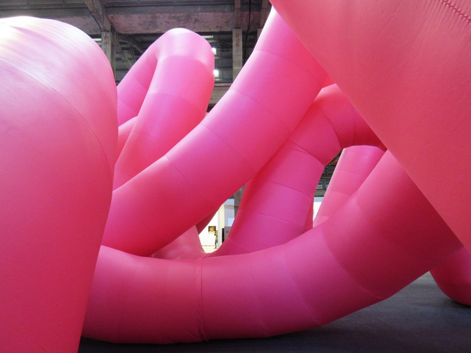 installation knot by cyril lancelin town and concrete