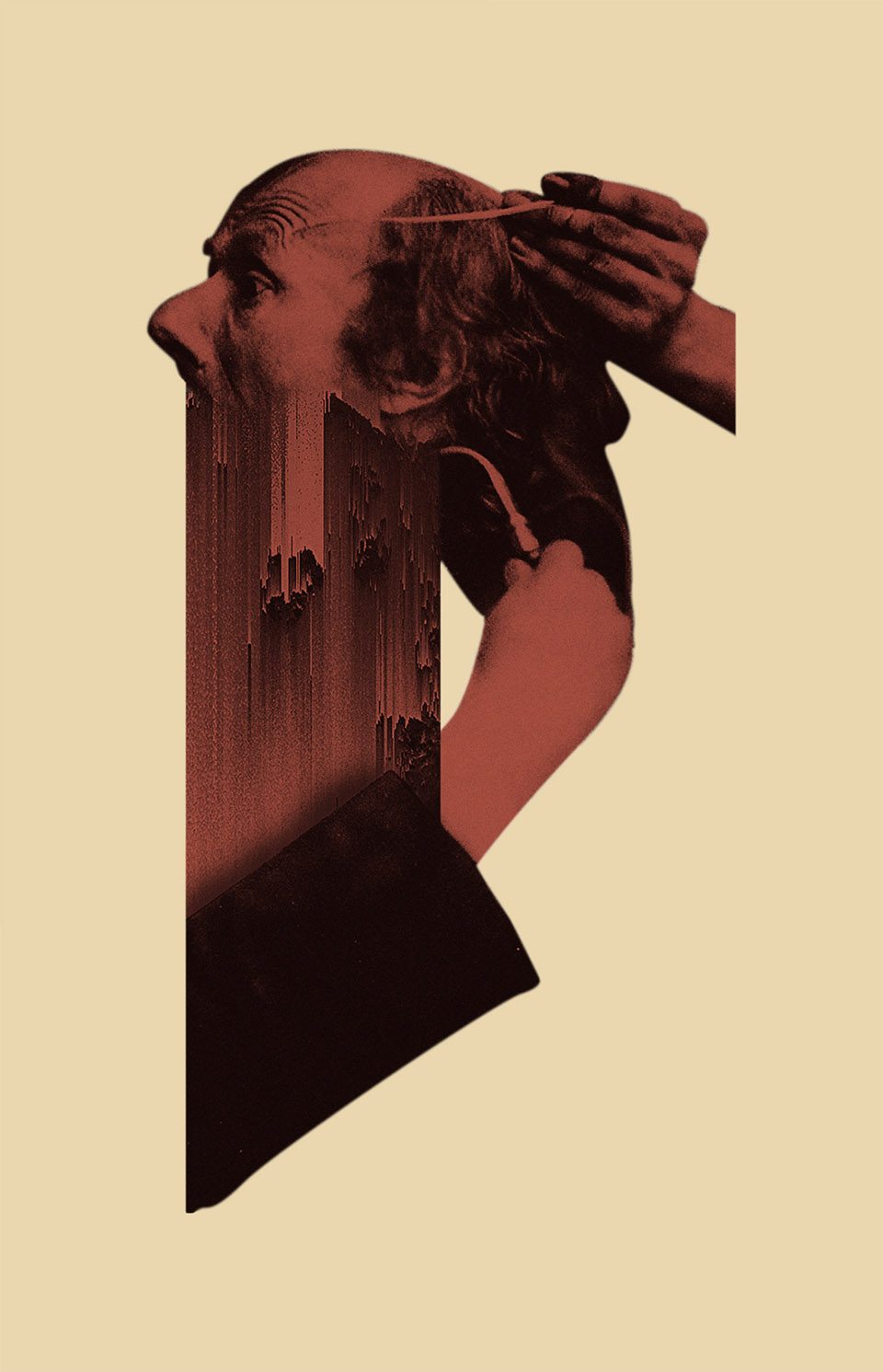The Glitch Collage Art series by Giacomo Carmagnola
