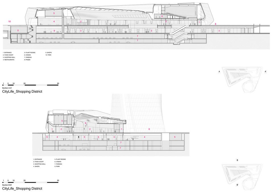 CityLife Shopping District by Zaha Hadid Architects