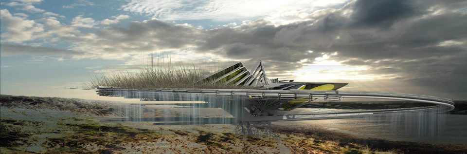 Self Excavation Hurricane House by Margot Krasojevic Architects