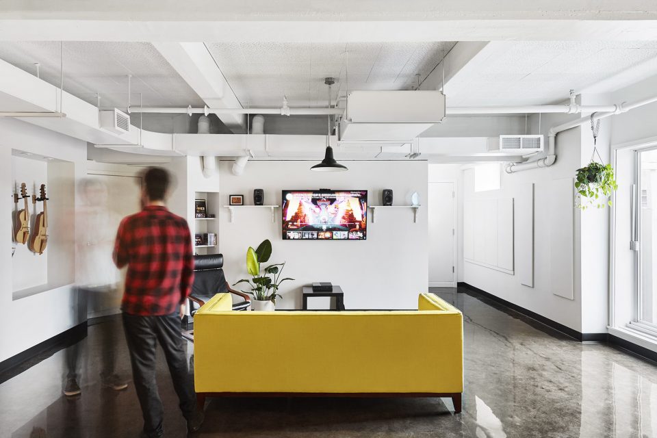 A New Sound Studio for La Hacienda Creative by Newsam Construction MXMA Architecture Design
