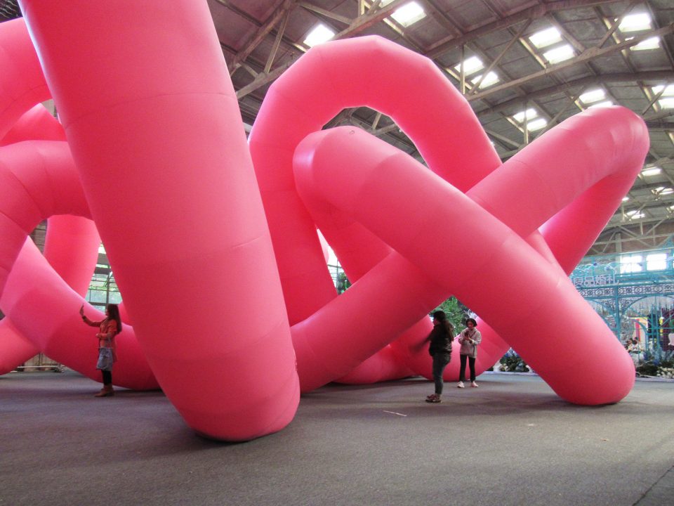installation knot by cyril lancelin town and concrete