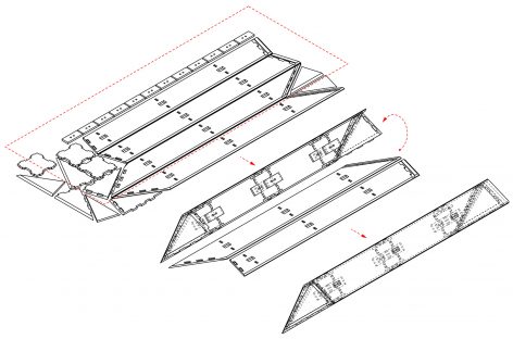An experimental plywood pavillon by Gilles Retsin Architecture