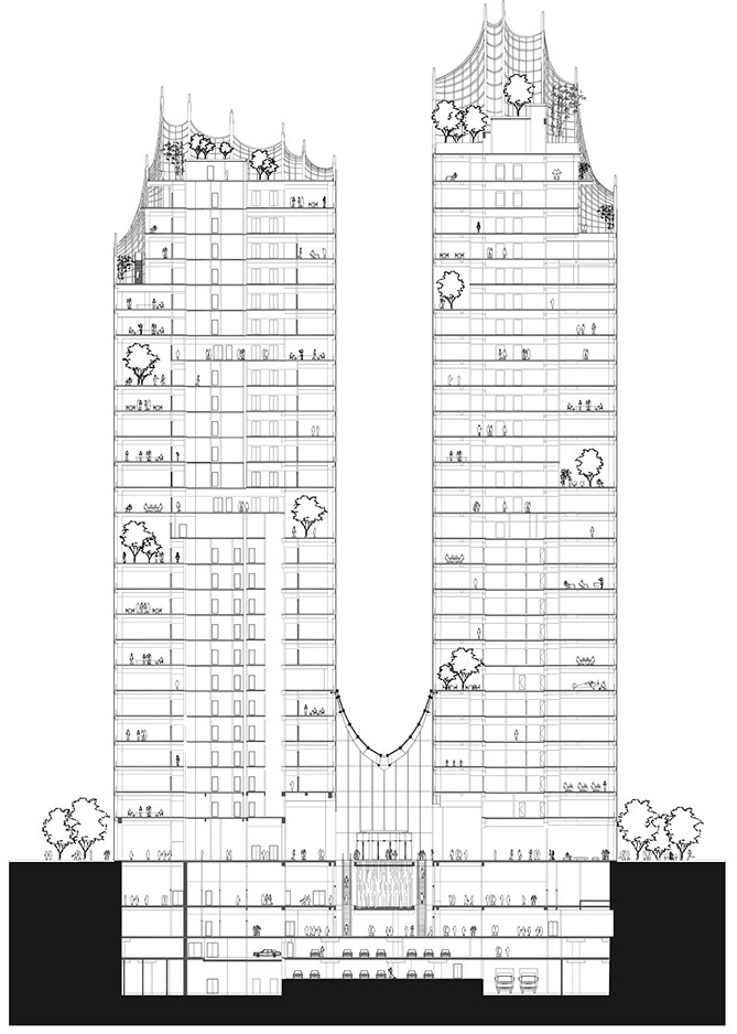 Chaoyang Park Plaza Beijing by MAD 1