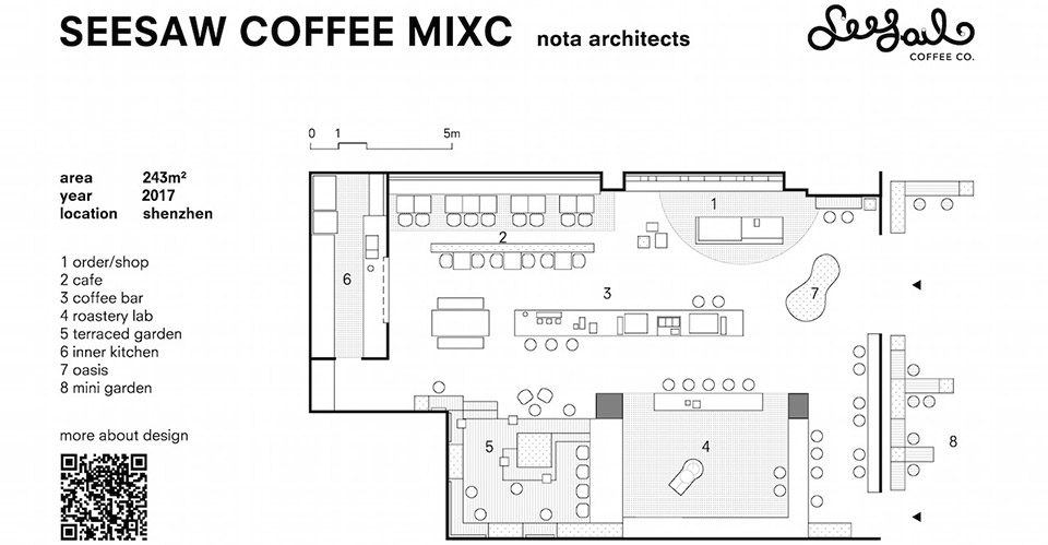 Seesaw Coffee China by nota Architects