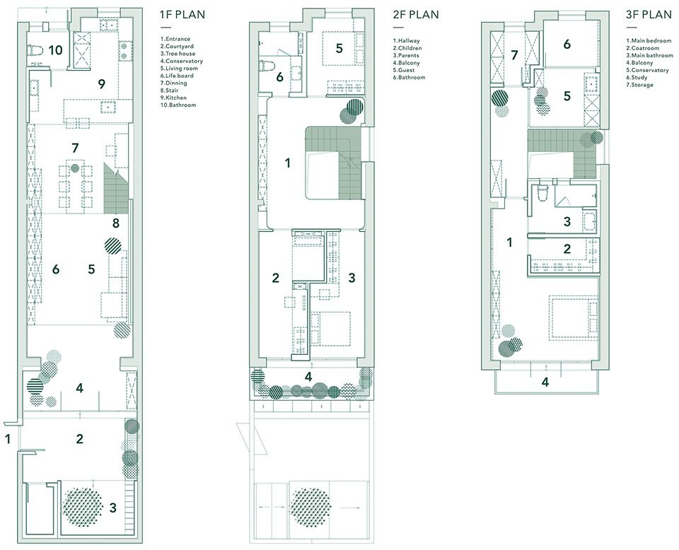 A white house a growing home by RIGI design