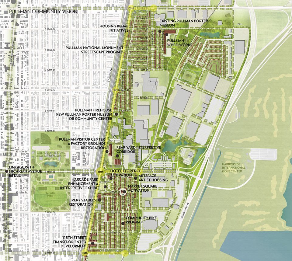 Positioning Pullman site