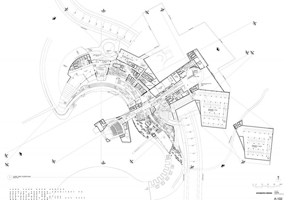 2F plan Luxelakes Art Expo Center-Antoine Predock 1