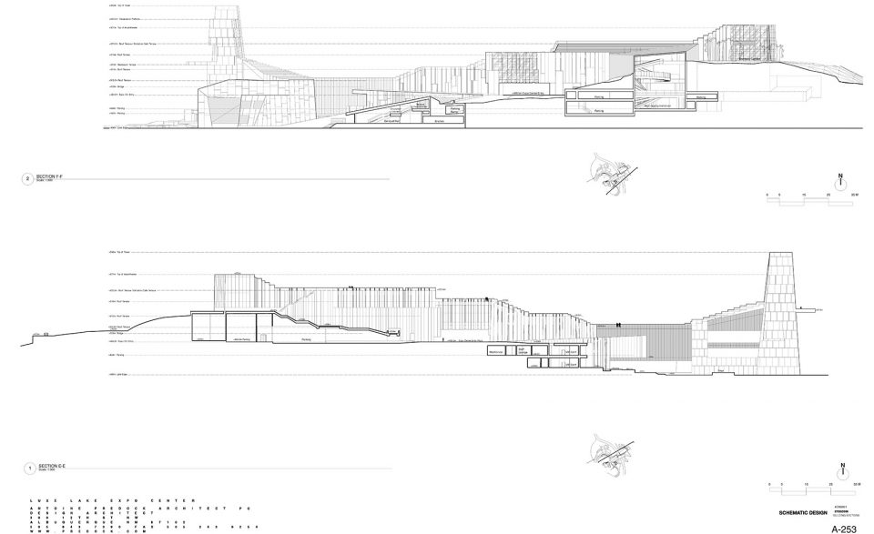 section Luxelakes Art Expo Center-Antoine Predock