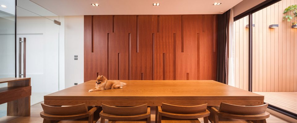 dining space siri house idin archtects
