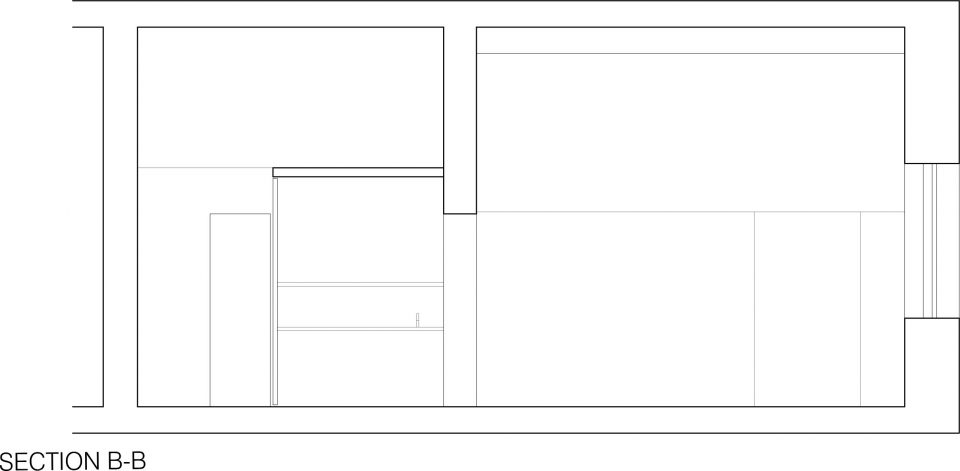 SECTION B Brolettouno Apartment-Archiplanstudio