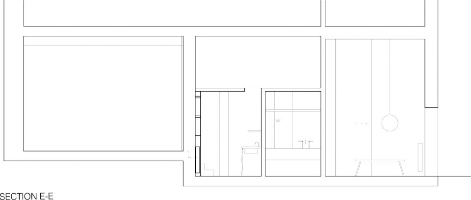 SECTION E Brolettouno Apartment-Archiplanstudio