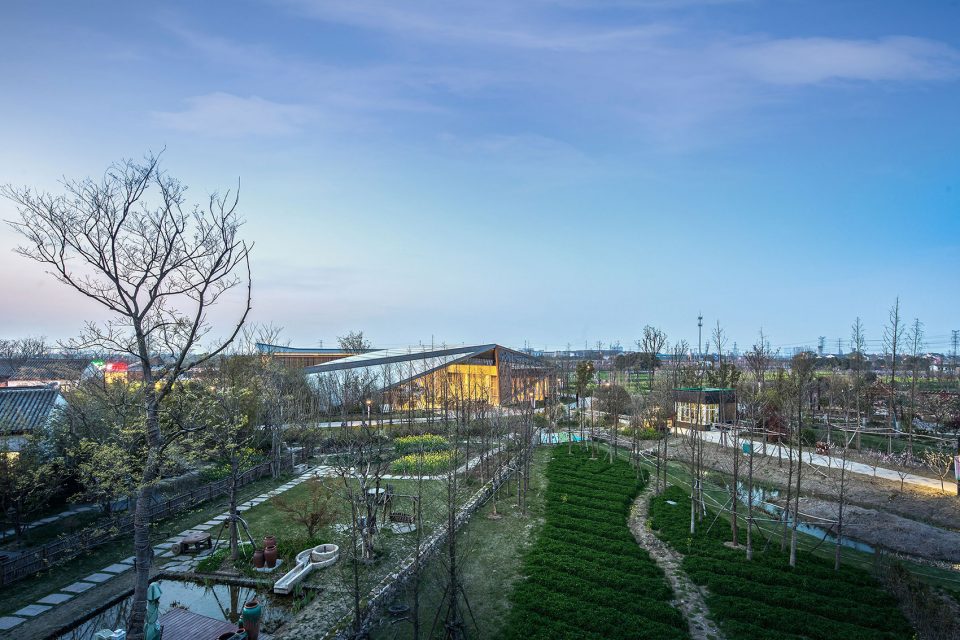 New Pastoralism’s Lecture Hall Yangshan Town Wuxi City China by SYN architects