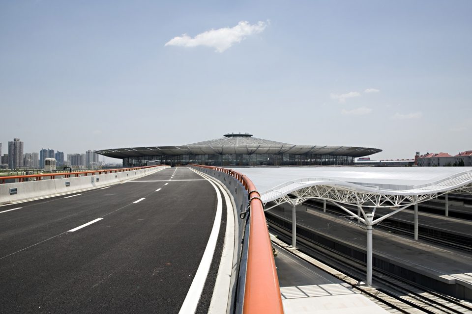 Shanghai South station China by AREP