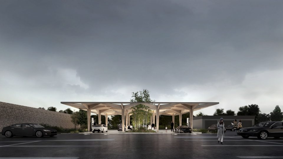 Ultra fast Charging Station by COBE