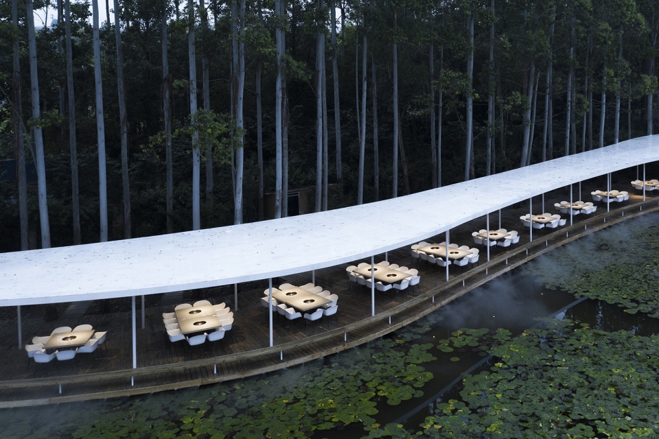 garden hotpot restaurant china by muda architects