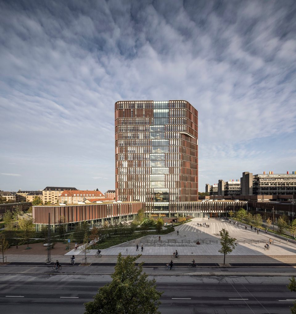 maersk tower extension of the panum complex at the university of copenhagen by c f moller architects