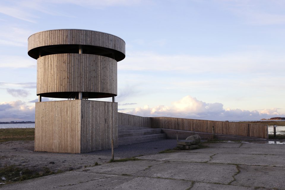 Herdla Birdwatching Tower by LJB Arkitektur