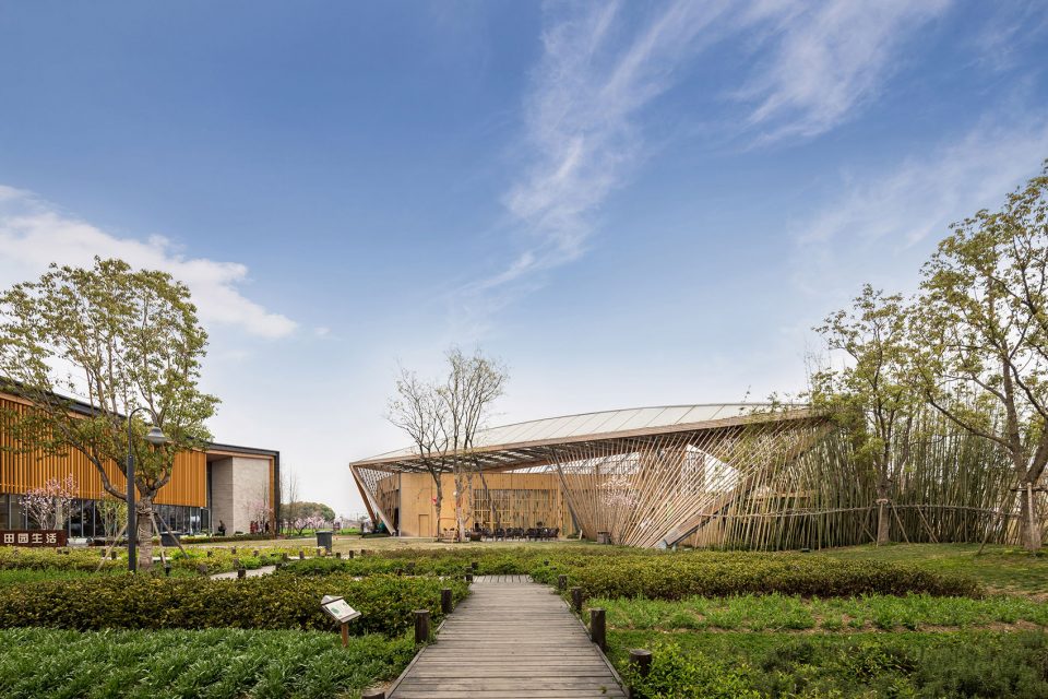 New Pastoralism’s Lecture Hall Yangshan Town Wuxi City China by SYN architects