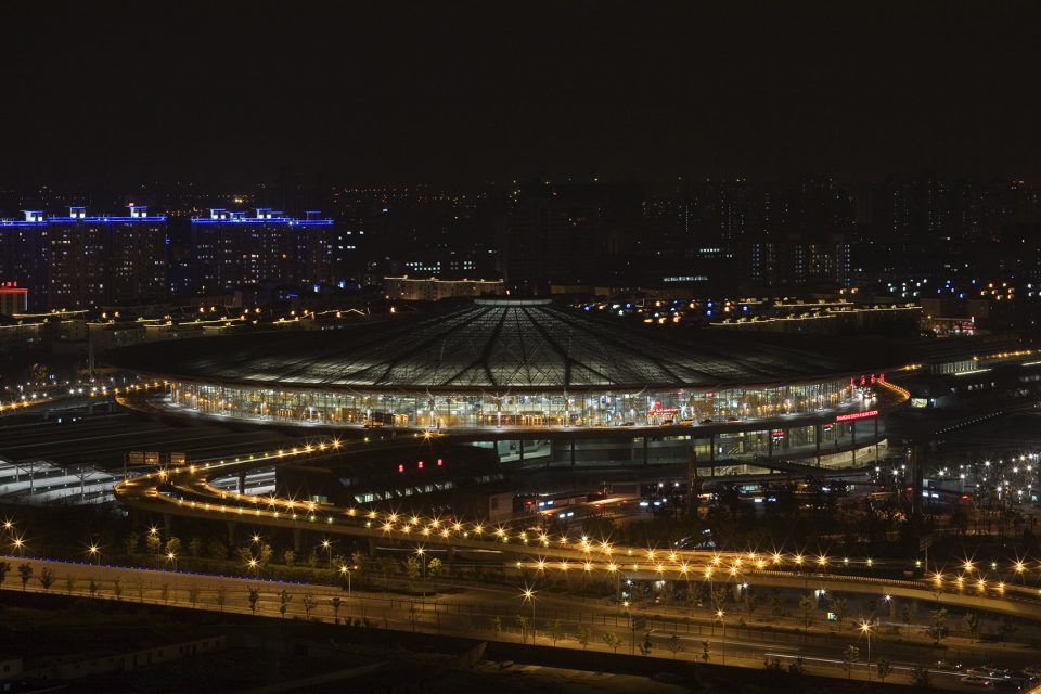 Shanghai South station China by AREP