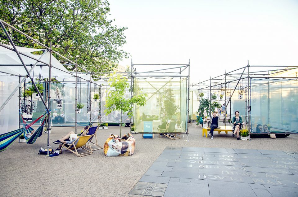 Temporary public space for Malta Festival Poznań 2017 by Atelier Starzak Strebicki