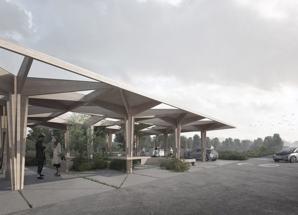 Ultra fast Charging Station by COBE