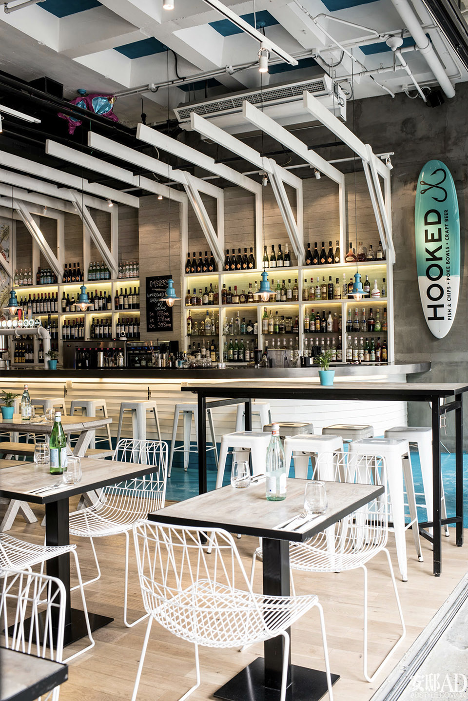 Hooked restaurant, China by hcreates 谷德设计网