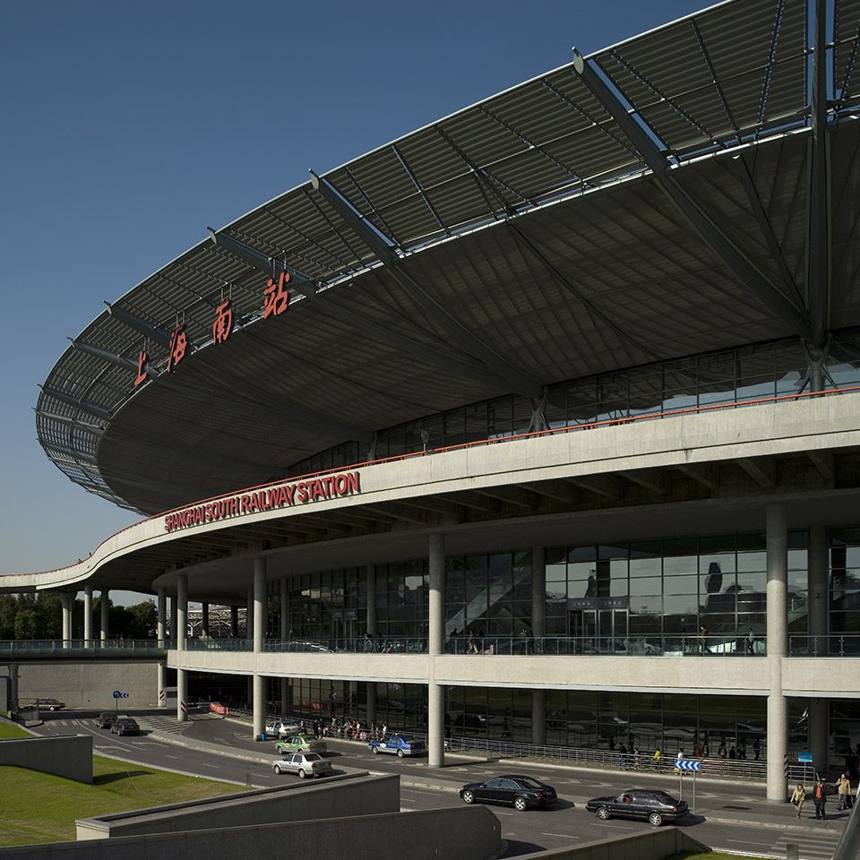 Shanghai South station China by AREP