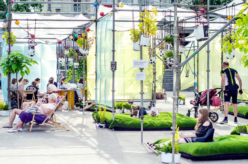 Temporary public space for Malta Festival Poznań 2017 by Atelier Starzak Strebicki