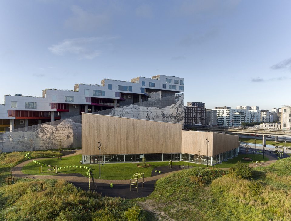 multi purpose sports facility in orestad city by nord architects