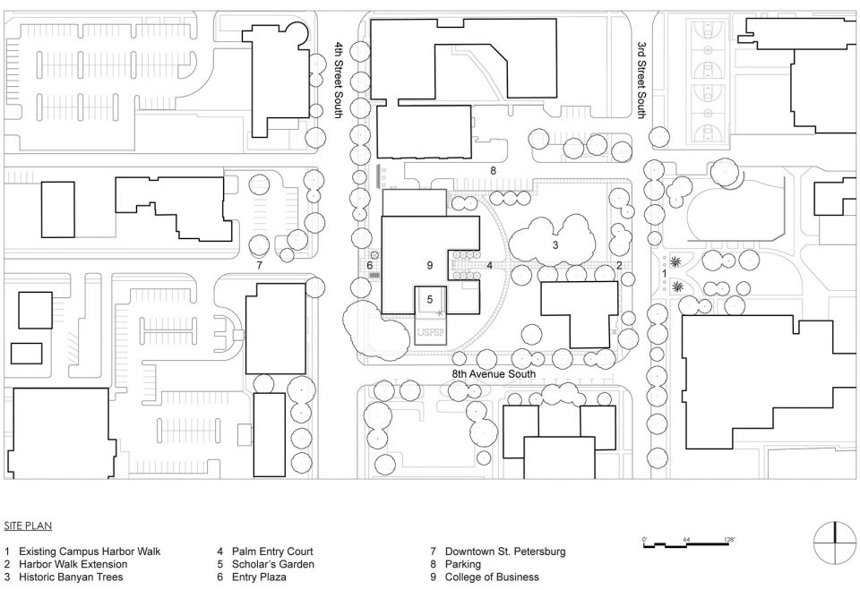 Innovative Facade of USF SPs Tiedemann College of Business by ikon.5 architects Harvard Jolly Architecture
