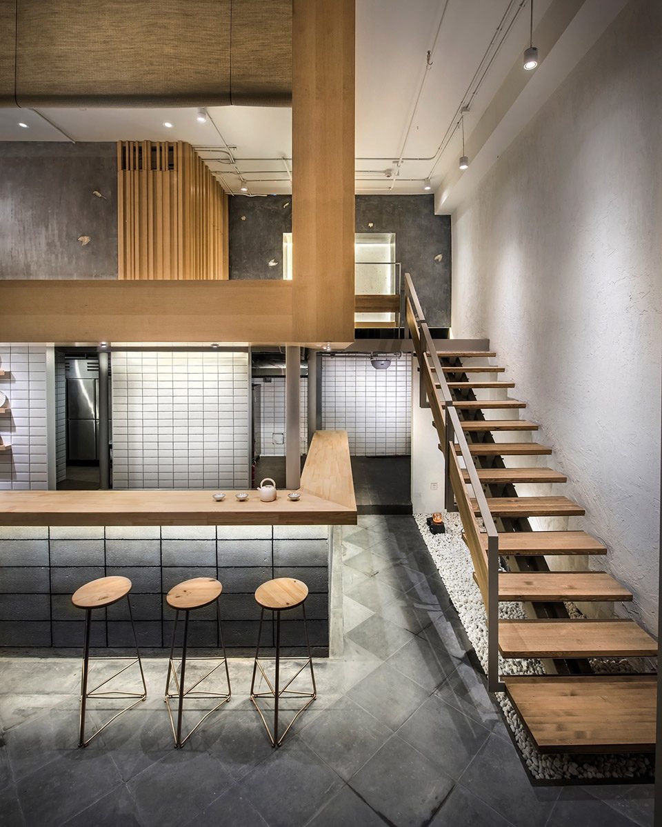 Qing Huan Noodle Soup Restaurant by Inkmason International Architectural Design Co. Ltd.