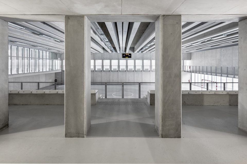 lAriane Futsa Gymnasium in Nice by CAB Architectes