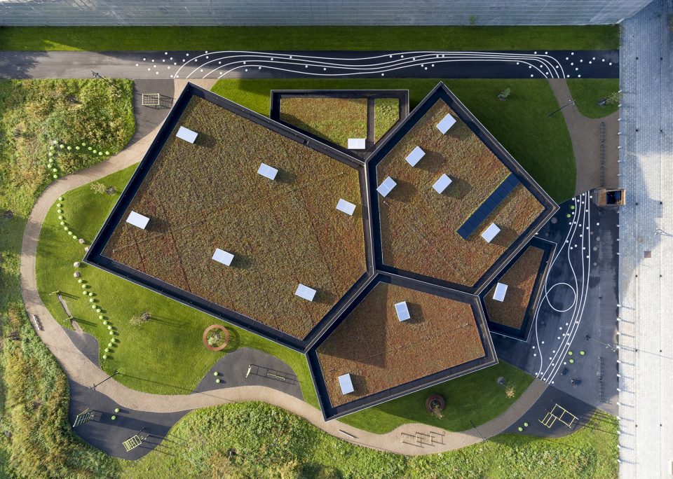 multi purpose sports facility in orestad city by nord architects
