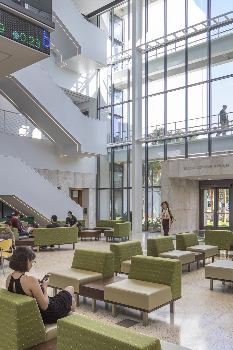 Innovative Facade of USF SPs Tiedemann College of Business by ikon.5 architects Harvard Jolly Architecture