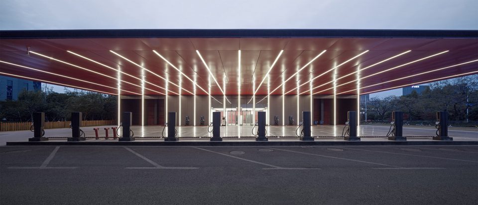 Inventronics Electric Vehicle Charging Station China by GLA