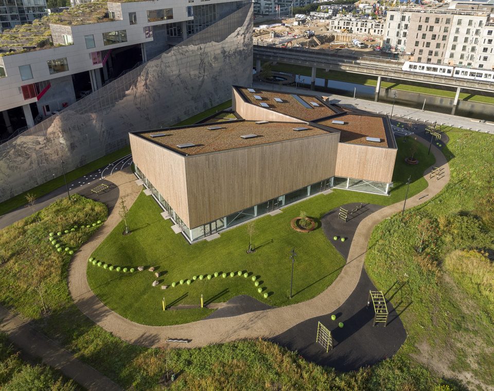 multi purpose sports facility in orestad city by nord architects