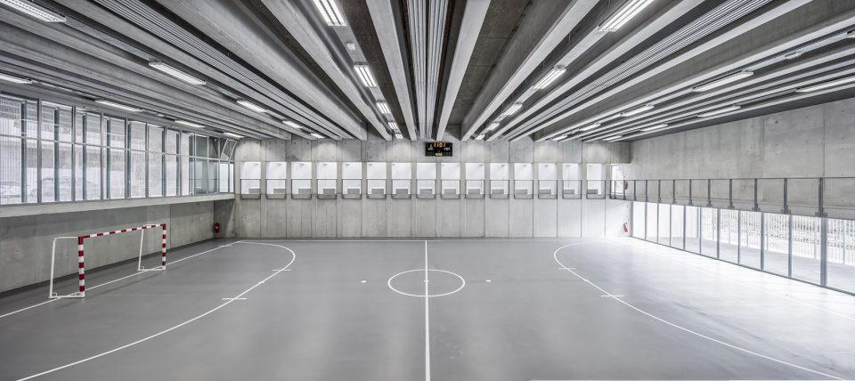 lAriane Futsa Gymnasium in Nice by CAB Architectes