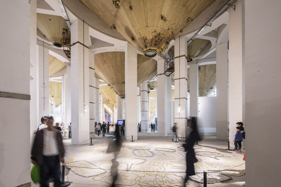 renovation of 80000 ton silos on minsheng wharf china by atelier deshaus