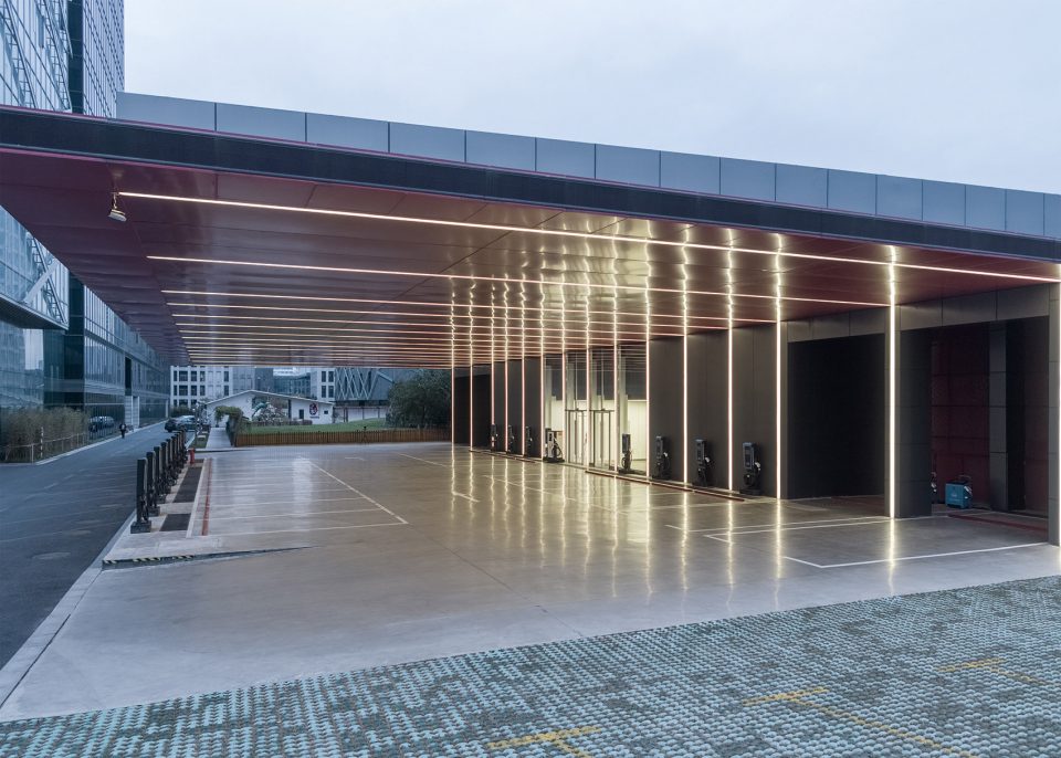 Inventronics Electric Vehicle Charging Station China by GLA