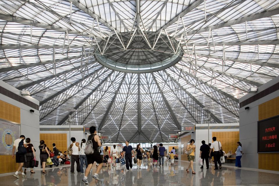 Shanghai South station China by AREP