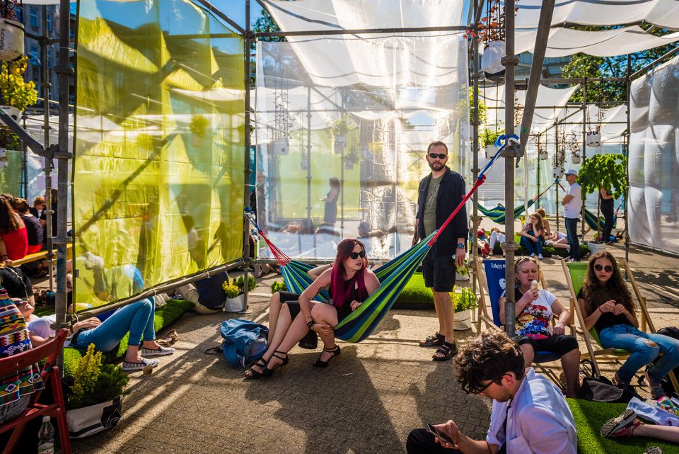 Temporary public space for Malta Festival Poznań 2017 by Atelier Starzak Strebicki