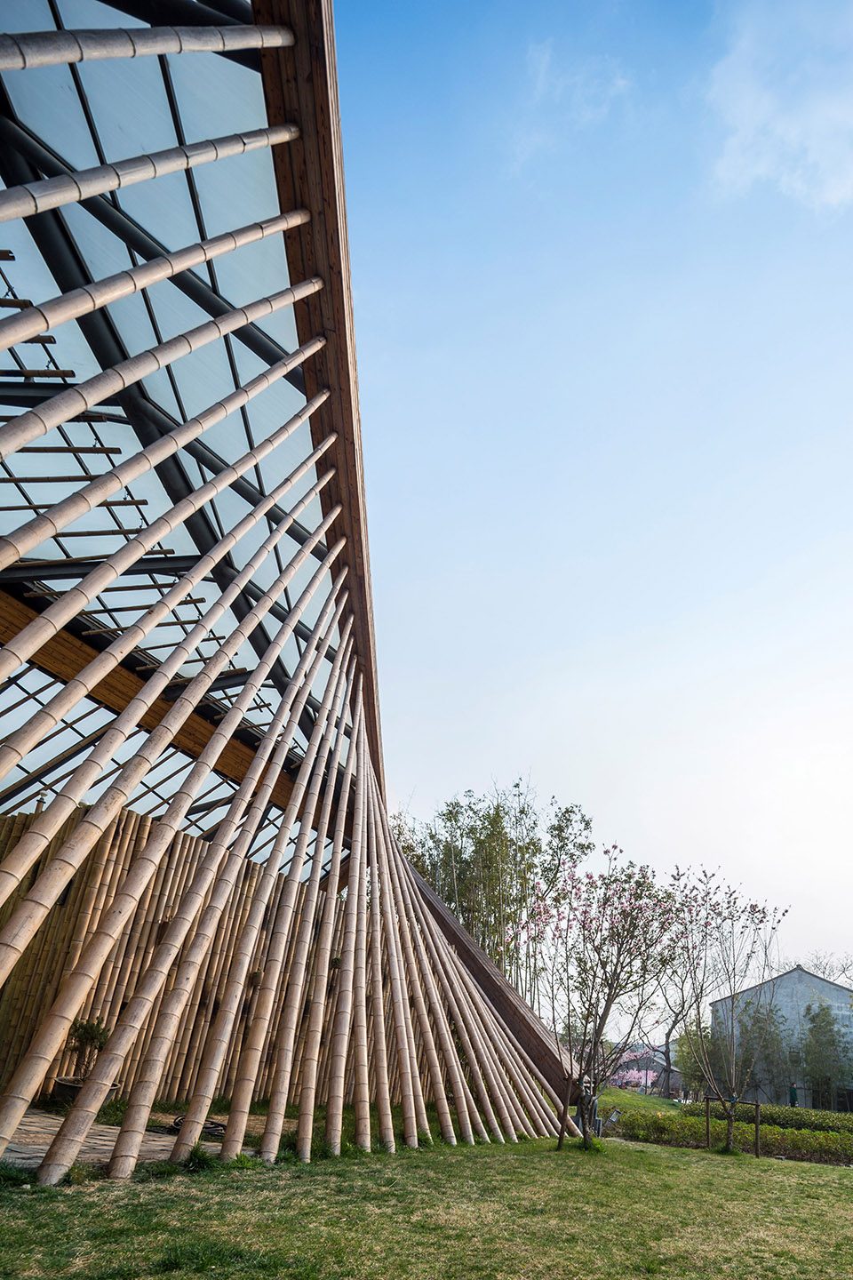 New Pastoralism’s Lecture Hall Yangshan Town Wuxi City China by SYN architects