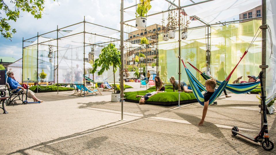 Temporary public space for Malta Festival Poznań 2017 by Atelier Starzak Strebicki