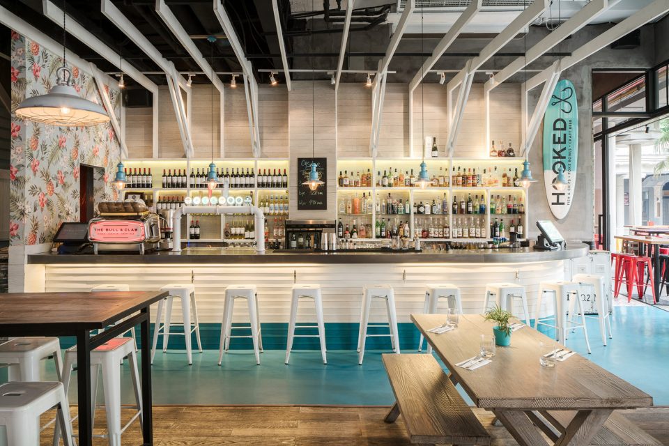 hooked restaurant by hcreates