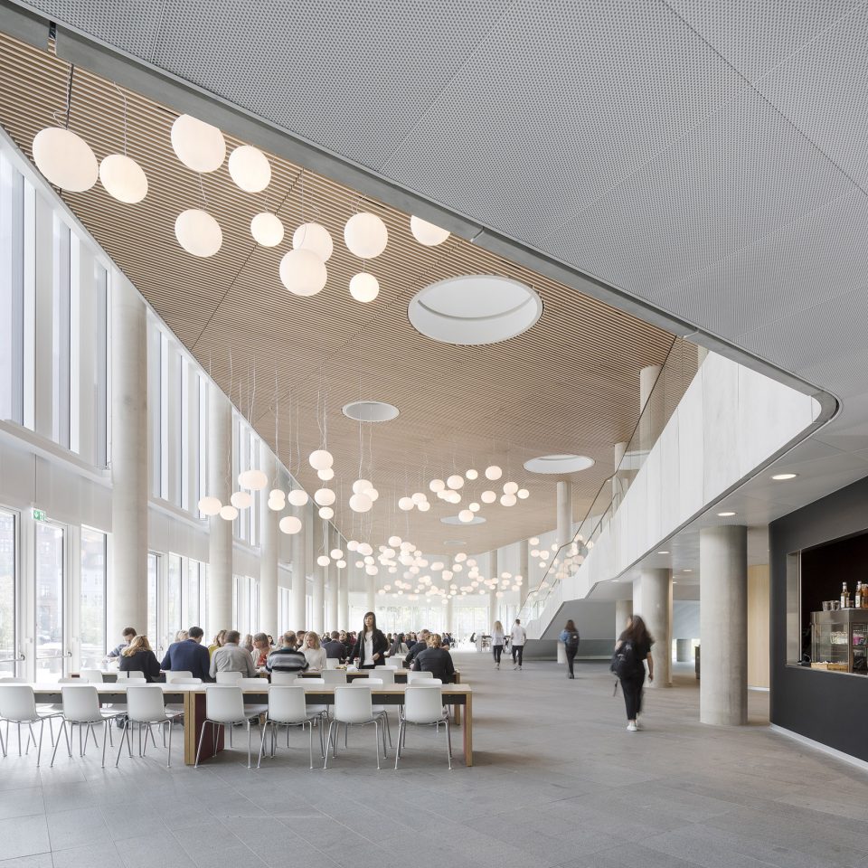 maersk tower extension of the panum complex at the university of copenhagen by c f moller architects